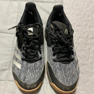 Women’s adidas volleyball shoes.